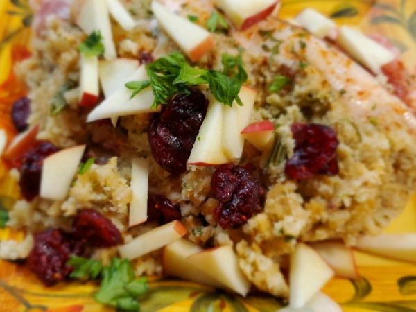 Gourmet Cran-Apple Stuffed Meats