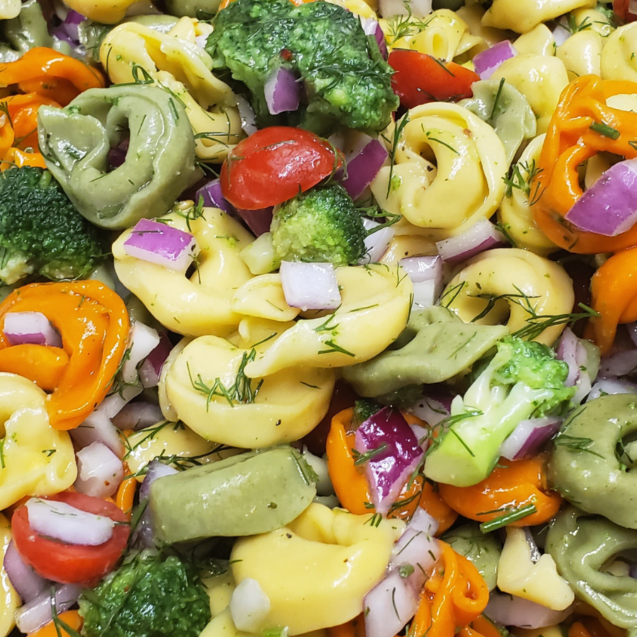 Rainbow Tortellini Salad