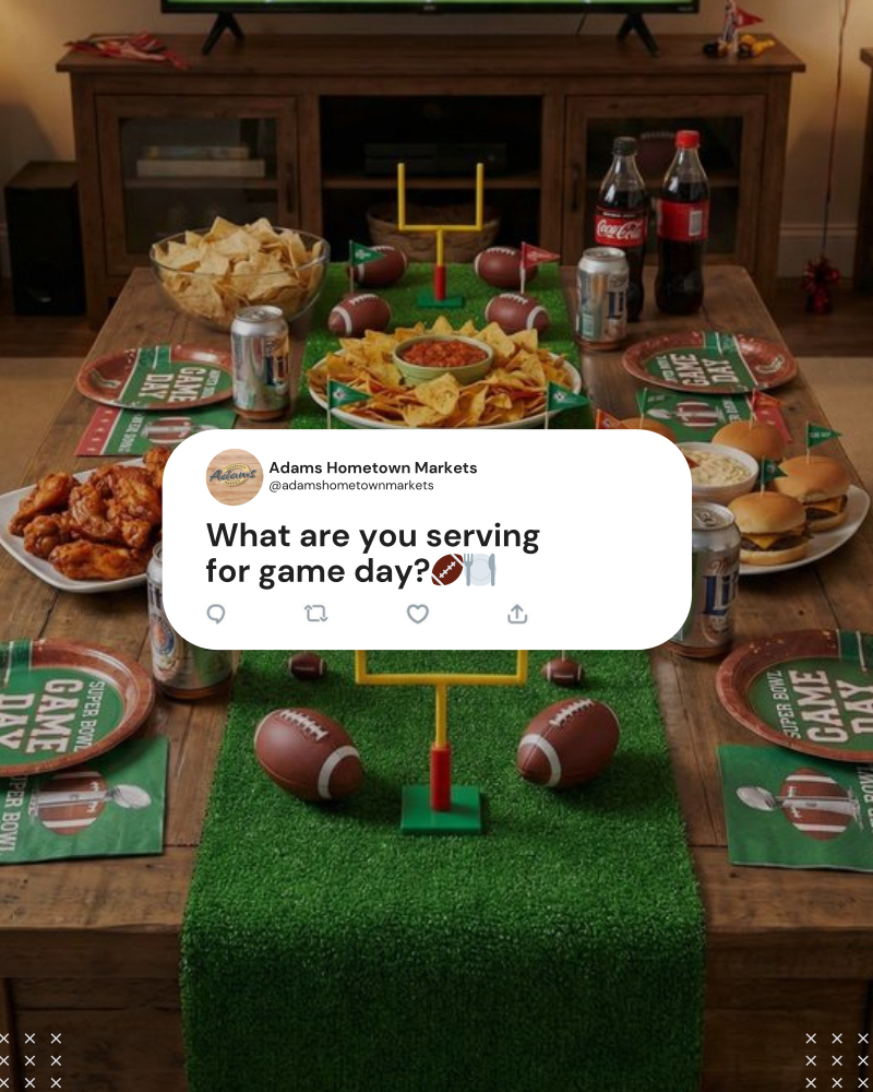 What are you serving for game day?